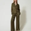 Sous-Vêtements Et Vêtements De Nuit*TWINSET Milano Pyjama Masculin En Satin Jacquard Green Moss