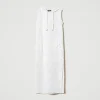 robe_longue_avec_sequins__1.webp Robes Longues*TWINSET Milano Robe Longue Avec Sequins All-over Blanc "Papers"