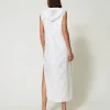 robe_longue_avec_sequins__3.webp Robes Longues*TWINSET Milano Robe Longue Avec Sequins All-over Blanc "Papers"