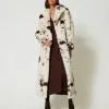 robe_longue_en_jersey_ave_5.webp Robes Longues*TWINSET Milano Robe Longue En Jersey Avec Drapé Latéral Marron « Molè »
