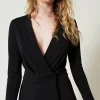 robe_midi_en_jersey_crp_4.webp Robes Midi*TWINSET Milano Robe Midi En Jersey Crêpé Noir
