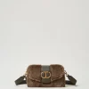 Sacs Porté Épaule | Sacs À Bandoulière*TWINSET Milano Sac à Bandoulière «Amie» Moyen En Fausse Fourrure Taupe Foncé