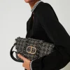Sacs Porté Épaule | Sacs À Bandoulière*TWINSET Milano Sac à Bandoulière «Amie» Moyen En Tweed Noir