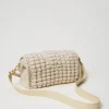 Sacs Porté Épaule | Sacs À Bandoulière*TWINSET Milano Sac à Bandoulière «Amie» Moyen En Tricot Blanc « White Cream »