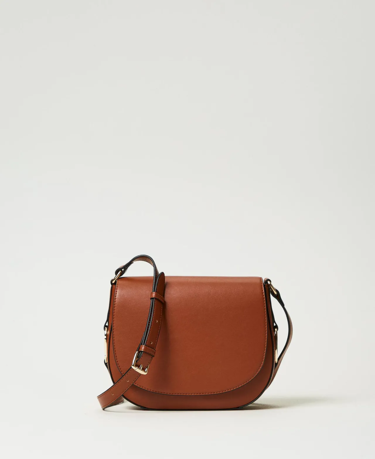 sac__bandoulire_avec_bouc_0.webp Sacs Porté Épaule | Sacs À Bandoulière*TWINSET Milano Sac à Bandoulière Avec Boucle Oval T Cuir