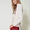 sac__bandoulire_avec_ferm_1.webp Mini Sacs | Sacs Porté Épaule*TWINSET Milano Sac à Bandoulière Avec Fermeture Oval T Rouge Pompéien
