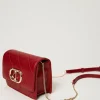 sac__bandoulire_avec_ferm_2.webp Mini Sacs | Sacs Porté Épaule*TWINSET Milano Sac à Bandoulière Avec Fermeture Oval T Rouge Pompéien