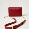 sac__bandoulire_avec_ferm_3.webp Mini Sacs | Sacs Porté Épaule*TWINSET Milano Sac à Bandoulière Avec Fermeture Oval T Rouge Pompéien