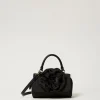sac__bandoulire_avec_gran_0.webp Sacs Porté Épaule | Sacs À Bandoulière*TWINSET Milano Sac à Bandoulière Avec Grande Fleur Noir