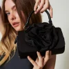 sac__bandoulire_avec_gran_1.webp Sacs Porté Épaule | Sacs À Bandoulière*TWINSET Milano Sac à Bandoulière Avec Grande Fleur Noir