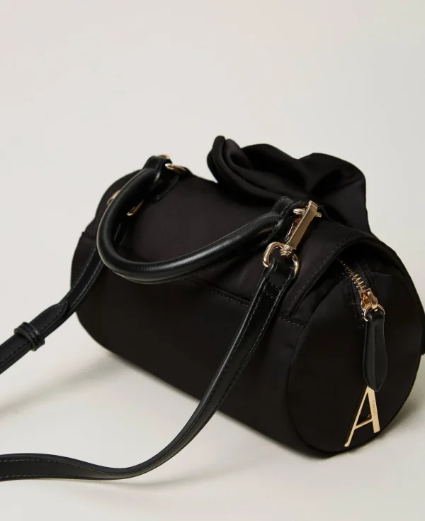 sac__bandoulire_avec_gran_3.webp Sacs Porté Épaule | Sacs À Bandoulière*TWINSET Milano Sac à Bandoulière Avec Grande Fleur Noir