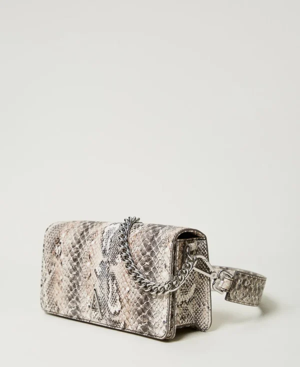 Sacs Porté Épaule | Sacs À Bandoulière*TWINSET Milano Sac à Bandoulière Avec Imprimé Serpent Imprimé Soft Serpent