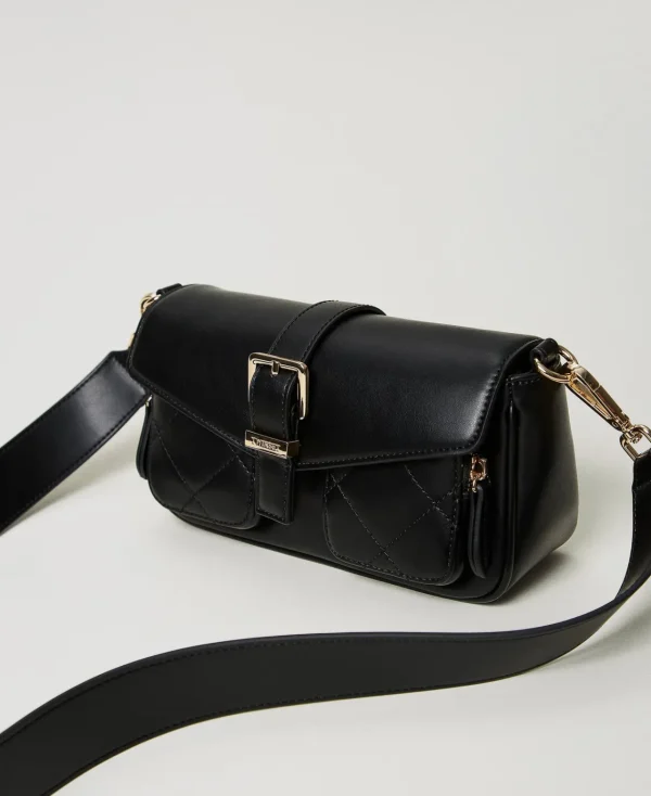 Sacs Porté Épaule | Sacs À Bandoulière*TWINSET Milano Sac à Bandoulière Avec Poches Matelassées Noir