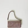 Sacs Porté Épaule | Sacs À Bandoulière*TWINSET Milano Sac à Bandoulière Avec Tissu Bouclé Multicolore Pink Tulle Bouclé