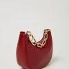 sac_mini_croissant_avec_f_2.webp Mini Sacs | Sacs À Main*TWINSET Milano Sac «Mini Croissant» Avec Fermeture Oval T Rouge Pompéien