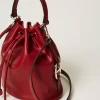 Sacs Porté Épaule | Sacs À Main*TWINSET Milano Sac Seau Avec Boucle Oval T Rouge Pompéien
