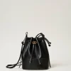 sac_seau_jane_en_cuir_1.webp Sacs Porté Épaule | Sacs À Bandoulière*TWINSET Milano Sac Seau «Jane» En Cuir Noir