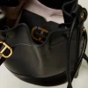 sac_seau_jane_en_cuir_5.webp Sacs Porté Épaule | Sacs À Bandoulière*TWINSET Milano Sac Seau «Jane» En Cuir Noir