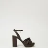 Chaussures À Talons | Escarpins Et Sandales*TWINSET Milano Sandales Plateformes Avec Nœud Marron « Molè »