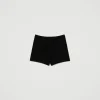 short_ajust_en_maille_1.webp Shorts*TWINSET Milano Short Ajusté En Maille Noir