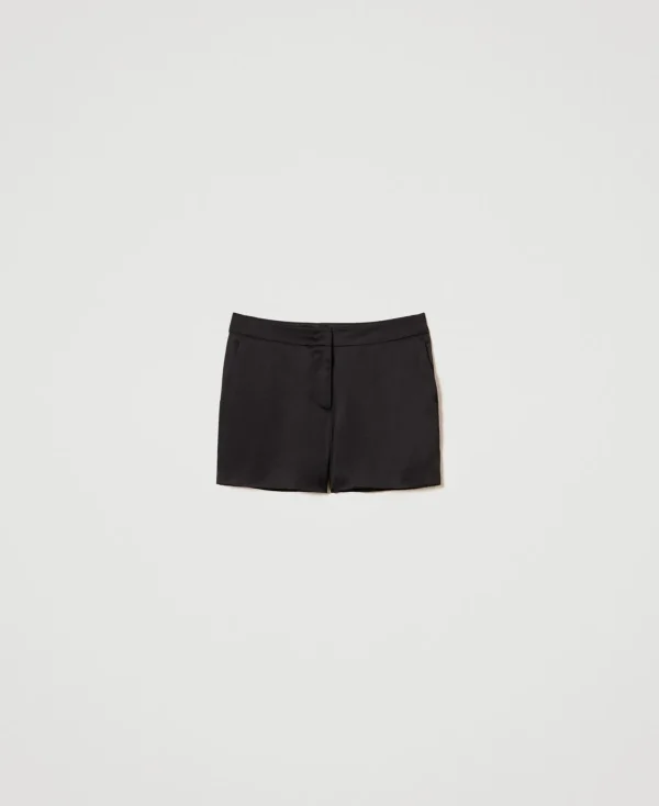 short_en_satin_1.webp Shorts*TWINSET Milano Short En Satin Noir