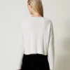 short_en_velours_brod_3.webp Pantalons Élégants | Shorts*TWINSET Milano Short En Velours Brodé Noir