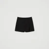Shorts*TWINSET Milano Short Portefeuille En Laine Mélangée Noir
