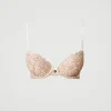 soutiengorge_pushup_en_tu_1.webp Sous-Vêtements Et Vêtements De Nuit*TWINSET Milano Soutien-gorge Push-up En Tulle Animalier Multicolore Imprimé Animalier