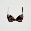 soutiengorge_pushup_en_ve_1.webp Sous-Vêtements Et Vêtements De Nuit*TWINSET Milano Soutien-gorge Push-up En Velours Dévoré Multicolore Blooming