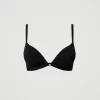 Sous-Vêtements Et Vêtements De Nuit*TWINSET Milano Soutien-gorge Triangle En Charmeuse Noir