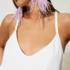 T-Shirts Et Tops*TWINSET Milano Top En Satin Blanc Neige