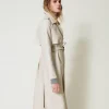 trench_long_enduit_avec_c_3.webp Manteaux Et Trenchs*TWINSET Milano Trench Long Enduit Avec Ceinture Blanc « Old White »
