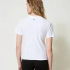 tshirt_avec_construction__3.webp T-Shirts Et Tops*TWINSET Milano T-shirt Avec Construction Bustier Blanc