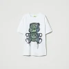 T-Shirts Et Tops*TWINSET Milano T-shirt Oversize MYFO Avec Imprimé Et Broderie Ours Coloré