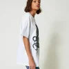 T-Shirts Et Tops*TWINSET Milano T-shirt Oversize MYFO Avec Imprimé Et Broderie Ours Coloré