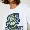 T-Shirts Et Tops*TWINSET Milano T-shirt Oversize MYFO Avec Imprimé Et Broderie Ours Coloré